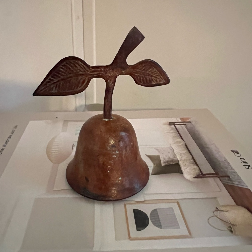 Vintage brass bell/candle snuffer